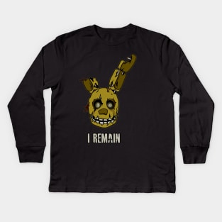 Five Nights at Freddy's - Springtrap - I Remain Kids Long Sleeve T-Shirt